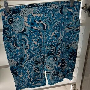 Lilly Pulitzer Blue and White Patterned Shorts